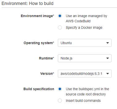 CodeBuild Artefacts