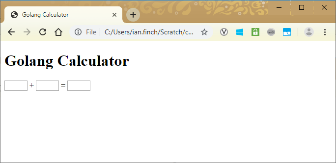 Basic Web Page